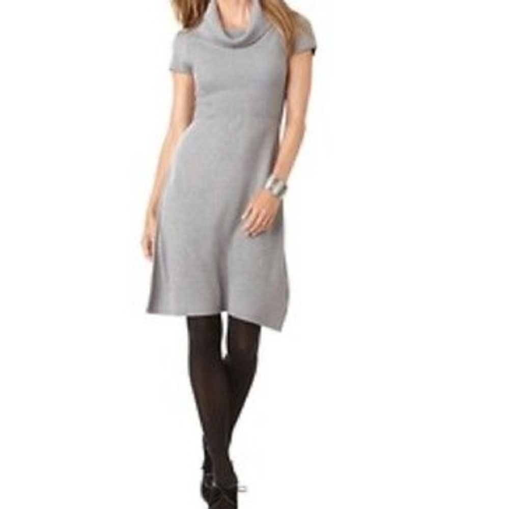 Calvin Klein Cowl Neck Sort Sleeve Sweater Dress M - Picture 1 of 7
